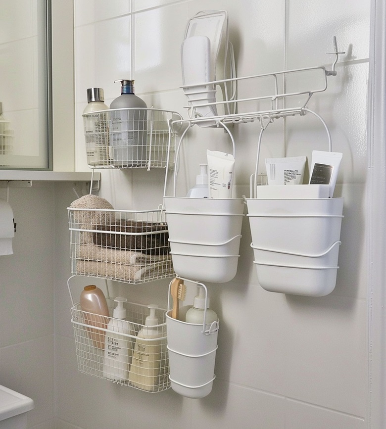 bathroom storage hacks